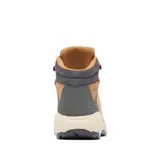 Botas de trekking Columbia Newton Wander color beige con cordones rosas, confeccionadas en ante impermeable con herrajes metálicos. Cuentan con tecnología Omni-Tech™ impermeable y transpirable, mediasuela Techlite™ y suela de caucho Omni-Grip™ de alta tracción.