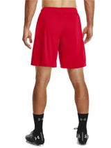 Short deportivo Under Armour Golazo 3.0 negro con logo blanco en la pierna derecha.
