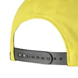 Gorro negro con visera roja y logo de Etnies bordado en blanco en el frente.