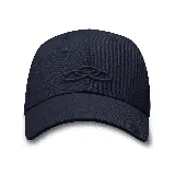Gorro de gabardina azul marino con logo Olympikus bordado en el frente.