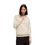 Buzo con capucha Puma Class Relaxed Hoodie color crema, de corte holgado, con cordones ajustables en la capucha, bolsillo tipo canguro y logo bordado en el pecho.