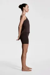 Bikers deportivas de tiro alto en tejido funcional con tecnología SoftMove™ y DryMove™.