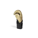 Guantes de boxeo Everlast Elite 2, color dorado con detalles en negro y logo Everlast en dorado.
