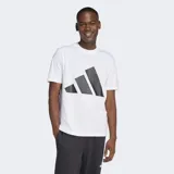Remera Adidas Essentials Logo blanca con el logo de Adidas en color negro en el pecho.