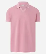Polo de hombre color gris claro, corte confort, cuello polo, manga corta y tejido texturizado.