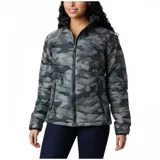Campera ligera para mujer con tecnología Omni-Heat reflectante, con cierre frontal, bolsillos con cierre y dobladillo ajustable.