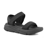 Sandalias Hi-Tec Town color beige con plataforma y ajuste con velcro.