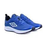 Championes de running Umbro Recovery, color azul con detalles en blanco y negro.