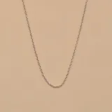 Cadena fina en plata 925 forcé.