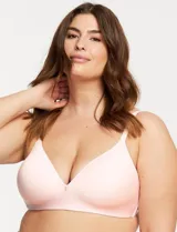 Soutien color marrón de microfibra ultrasuave, con copas soft moldeadas, laterales dobles y varillas internas para mayor soporte. Breteles convertibles y ajuste multiposición.