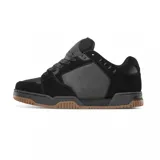 Championes Etnies Faze negros con suela marrón.