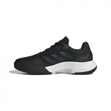 Championes Adidas Gamecourt 2.0 Tennis para hombre, color negro con detalles en blanco.
