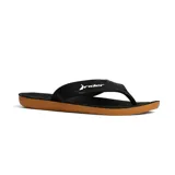 Ojotas Rider Delhi negras con logo blanco.