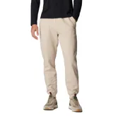 Pantalón de jogging color beige, marca Columbia, modelo Marble Canyon. Confeccionado en mezcla de algodón, con cintura elástica ajustable con cordón, bolsillos laterales y bolsillo trasero.