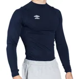 Remera térmica de manga larga, ajustada al cuerpo, fabricada en material ligero y transpirable de color blanco.