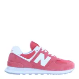 Championes New Balance Classics Traditionnels, color rosa con detalles en blanco.