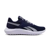 Championes deportivos Reebok Energen Lux, color azul marino con detalles en gris y blanco, ideales para running.
