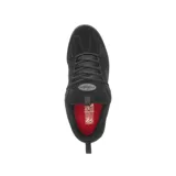 Championes éS Quattro color negro, con detalles en cuero sintético y suela de goma.