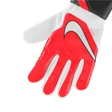 Guantes de fútbol Nike Goalkeeper Match para adulto, color negro con logo blanco.