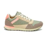 Zapatillas Caterpillar modelo Ventura, de estilo casual, en tonos verde oliva, beige y rosa.