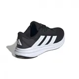 Zapatillas Adidas Galaxy 7 para hombre, color negro con detalles en blanco.