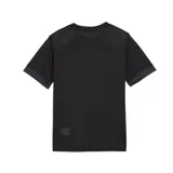 Camiseta de fútbol amarilla de corte clásico, con logo de Puma bordado en negro en el pecho derecho y escudo bordado en el pecho izquierdo.