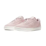 Zapatillas urbanas Nike Court Vintage Premium, color rosa claro con logo bordado en el lateral y suela blanca.
