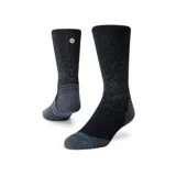 Medias acolchadas de color negro con diseño texturizado y tecnología Infiknit para mayor durabilidad.