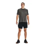 Remera deportiva Under Armour Tech 2.0 de hombre, color gris jaspeado con logo negro en el pecho.