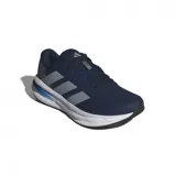 Championes de running Adidas Galaxy 7, color azul con detalles en gris y blanco.