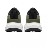 Championes Lacoste L003 Evo color verde oliva con detalles en negro y blanco.