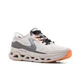 Championes deportivos Skechers Slip-ins Glide-Step Altus, color gris con detalles en negro y naranja. Cuentan con tecnología Hands Free Slip-ins, Heel Pillow, entresuela Glide-Step y plantilla Air-Cooled Memory Foam.