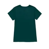 Remera rosa de algodón con cuello redondo y mangas cortas. Logo de CAT estampado en el pecho.