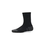 Medias deportivas unisex blancas con detalles en negro en la puntera y el talón.