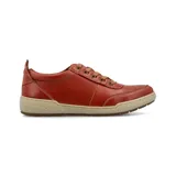 Championes urbanos Hush Puppies modelo Draper, color azul marino, confeccionados en cuero, con cordones grises, plantilla Smart Foam® y suela de goma color beige.