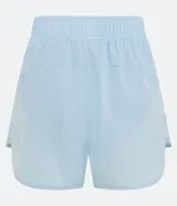 Short deportivo verde oscuro, modelo runner, con cintura elástica y pequeño bolsillo interior.