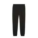 Pantalón de jogging Puma negro con cintura elástica ajustable con cordón, bolsillos laterales y logo estampado en la pierna izquierda.