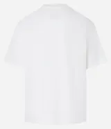 Remera blanca de algodón con estampado de Bugs Bunny, Pato Lucas y Silvestre.