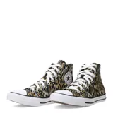 Championes de caña alta Converse Chuck Taylor All Star Lift con estampado animal print en tonos marrones y negros.