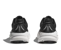 Championes Hoka Bondi 9, color negro con suela blanca, ideales para running.