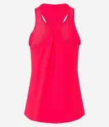 Musculosa deportiva roja de microfibra con perforaciones y espalda estilo nadador.