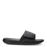 Sandalias Puma Royalcat Comfort 2 negras con logo en gris.