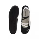 Zapatilla Puma Speedcat Ballet SD, color negro con detalles en blanco y suela de goma.
