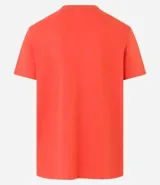 Remera de hombre color verde grisáceo, de manga corta y cuello redondo, confeccionada en algodón peruano.