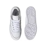 Championes urbanos Adidas Forum Bold Stripes, color blanco con plataforma.
