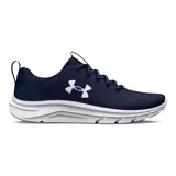 Zapatillas de running Under Armour Phade RN 2 para hombre, color azul marino con logo blanco.