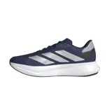 Championes de running Adidas Duramo SL 2, color azul marino con detalles plateados y suela blanca.