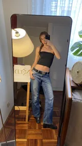 Strapless negro de lycra.