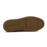 Zapatillas urbanas de hombre, marca Country, color blanco con detalles en marrón.
