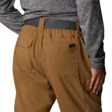 Pantalón de senderismo convertible en short, color negro, con tecnología Omni-Shade™ de protección solar UPF 50 y Omni-Wick™ de secado rápido. Cuenta con cintura parcialmente elástica, cinturón extraíble, bolsillos para manos, bolsillo de seguridad con cremallera, bolsillo cargo con cierre de velcro y detalle de fuelle.